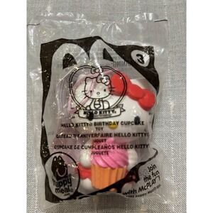McDonalds Hello Kitty Birthday Cupcake 40th Anniversary Sanrio Happy Meal Toy